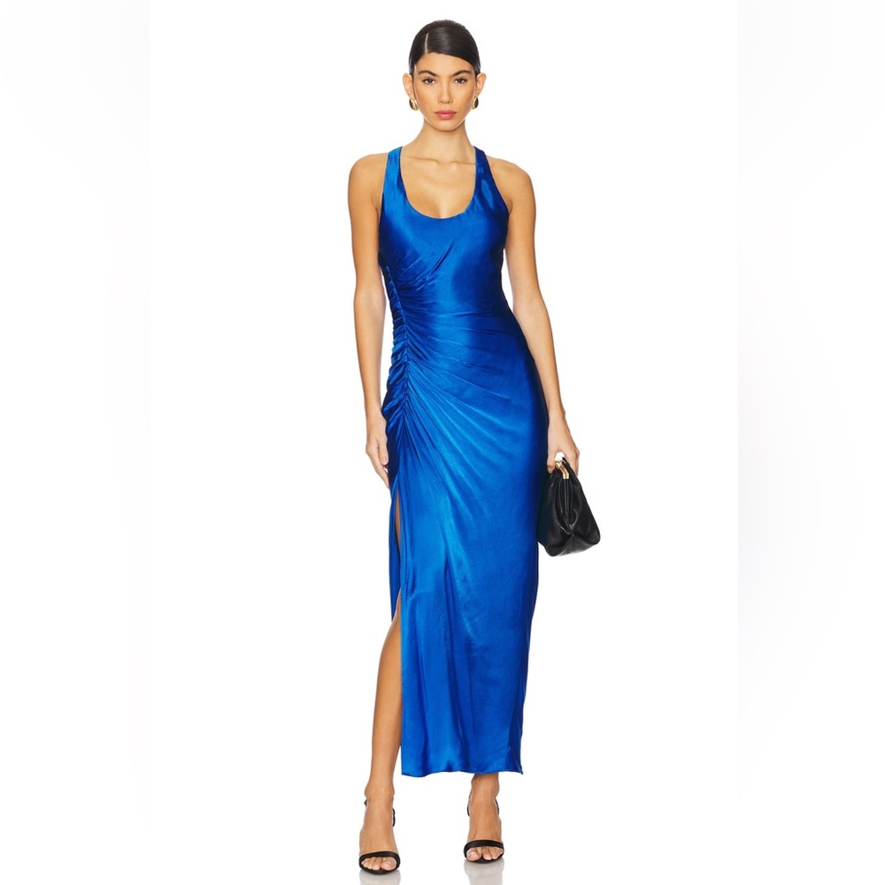 Shona Joy Vibrant Blue Midi Dress